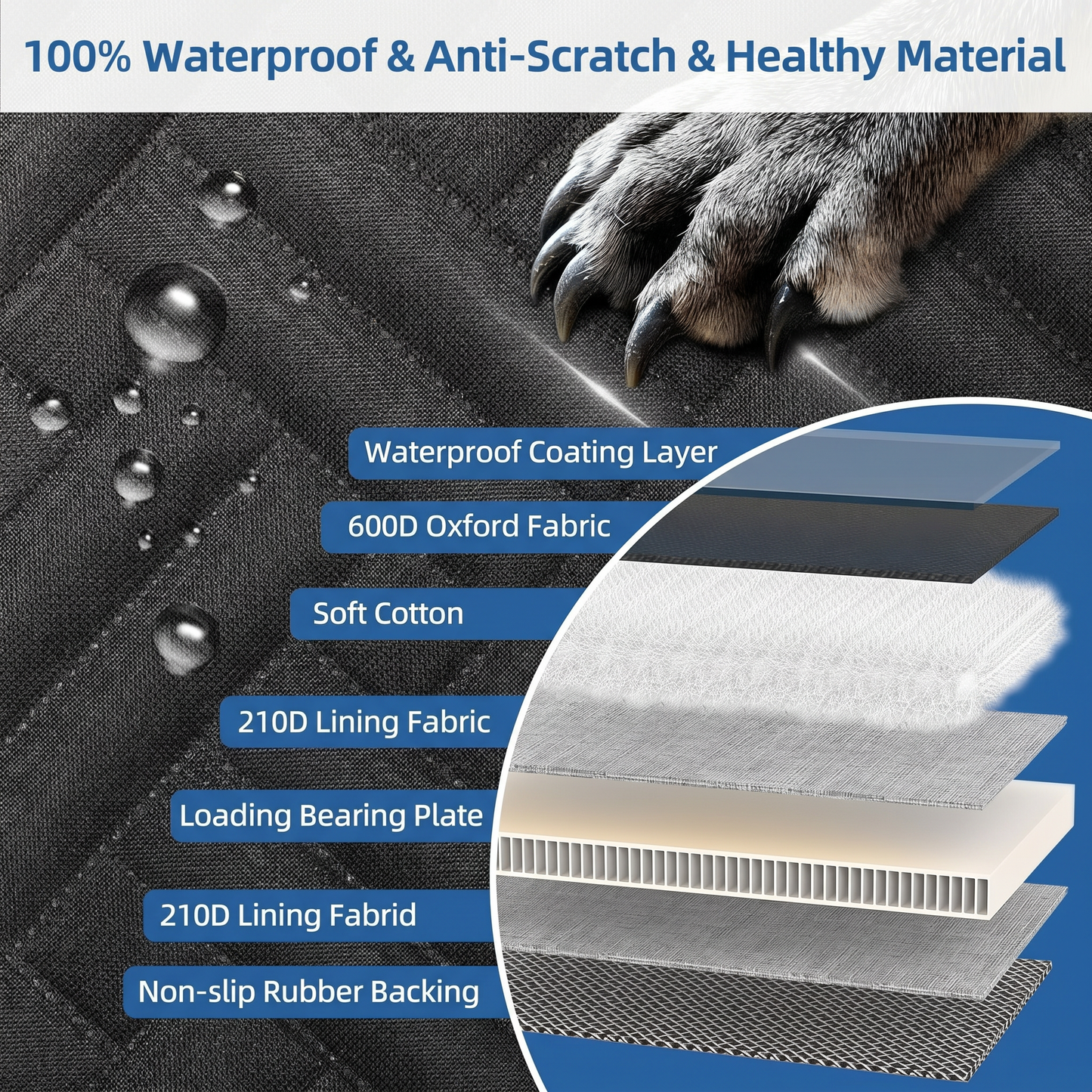 Pawlena™ Dog Car Seat Cover